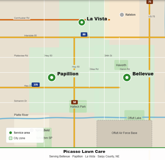 Sarpy County Nebraska service area