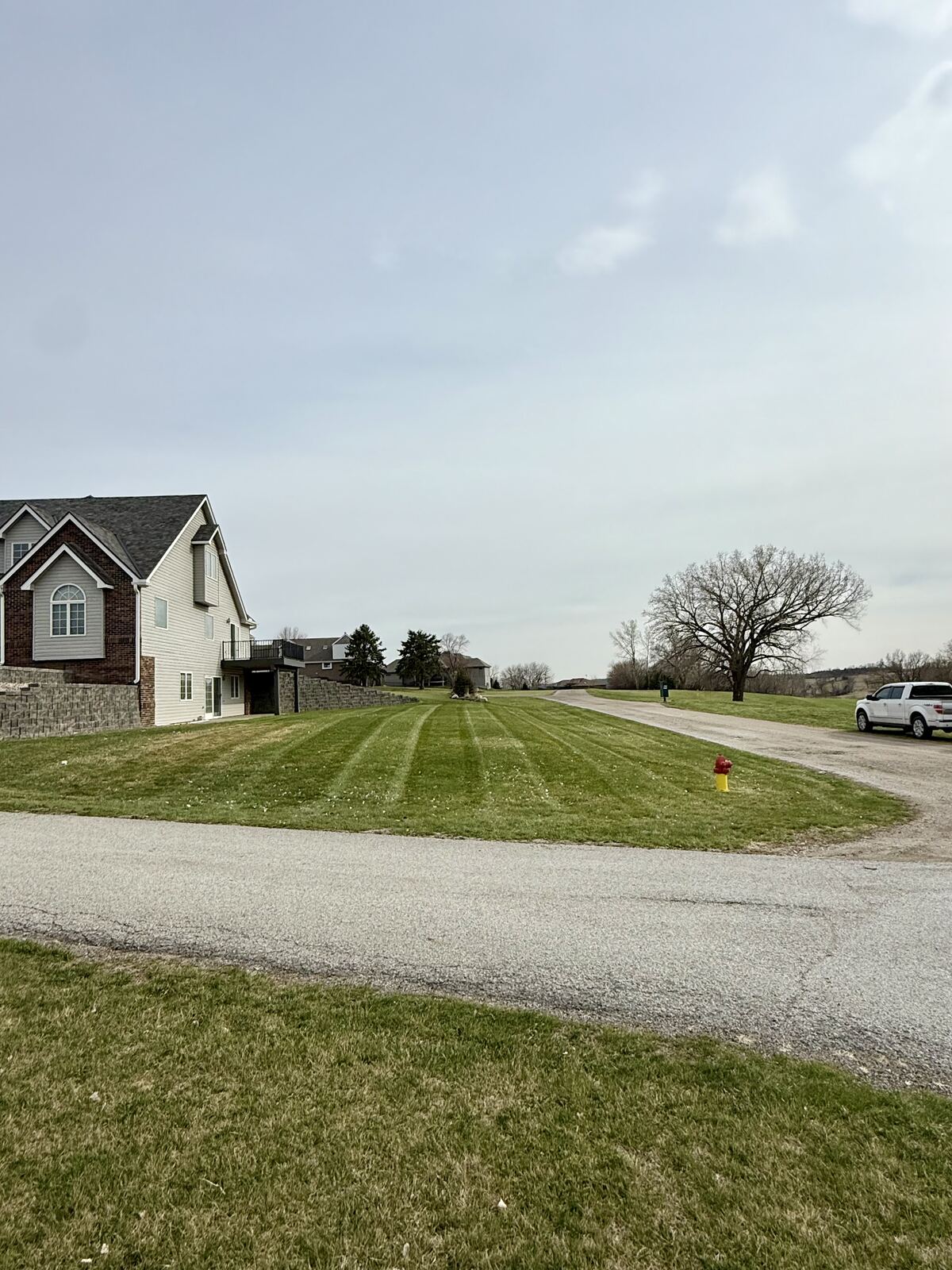 Large lawn mowing in Sarpy County, NE by Picasso Lawn Care